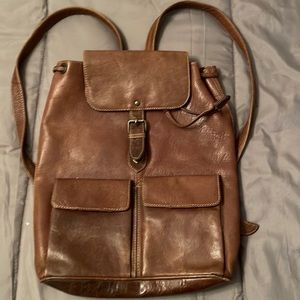 Esprit leather backpack.